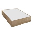 Ver imagem 1 de Base Box Casal Evidencce 138x188x38 Cristaflex Marrom Gomo Cristalflex