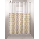 Ver mais imagens de Cortina para Box Plast Leo Vinil com Ilhós e Visor Retangular 1,35x2,00m Estampada Losangos