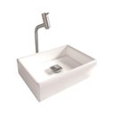 Ver imagem 1 de Cuba Pia Banheiro Torino Torneira DL08 Valvula Inox Click Branco