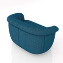 Ver imagem 6 de Sofá Namoradeira Decorativa Latvia 150cm Pés de Madeira Linho Azul G45 - Gran Belo