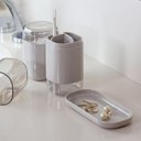 Ver imagem 2 de Bandeja ou Linha Dual com Design Moderno Ideal para Café Decoração e Organização - Bege