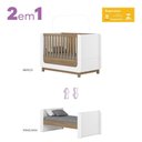 Ver imagem 6 de Jogo de Quarto Infantil Aconchego com Guarda Roupa e Berço Branco/jequitibá - Móveis Henn