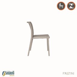 Kit 4 Cadeiras Empilhável Design Cancun Gávea Pp Várias Cores - Fratini - 4
