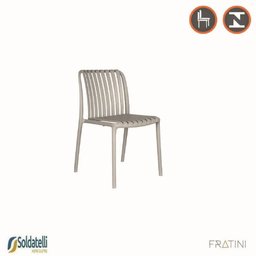 Kit 4 Cadeiras Empilhável Design Cancun Gávea Pp Várias Cores - Fratini - 2