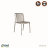 Kit 4 Cadeiras Empilhável Design Cancun Gávea Pp Várias Cores - Fratini - 2