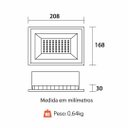 Ver imagem 3 de Refletor Led Holofote 50w Rgb Colorido Controle e Memoria