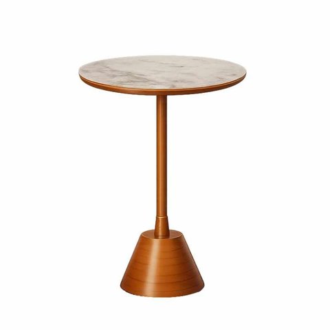 Mesa Lateral Fit Adorno Peão 40x45 cm Vidro Nature Casaévo Marcenaria &Amp; Design