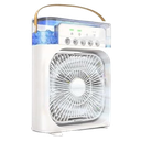 Ver imagem 1 de Mini Ventilador e Umidificado Portátil de Mesa Branco