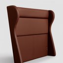 Ver imagem 3 de Cabeceira para Cama Box Casal Bono Lisa Courino Marrom - Sallar Home