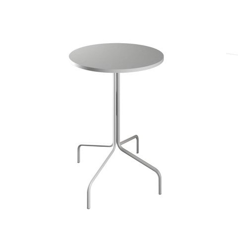 Mesa Bistrô Barcelona 80 cm Branco/Tx