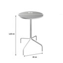 Ver imagem 3 de Mesa Bistrô Barcelona 80 cm Branco/Tx