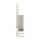 Ver imagem 1 de Mesa De Cabeceira Direito Prime Plus Legno Crema C/ Branco M