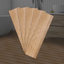 Ver imagem 1 de Kit 10 Piso Pvc Autocolante 60x15 – Prático, Flexível e Durável