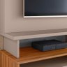 Estante Home Theater Dallas 1.6 para Tv até 70” - Mobler:grigio Fosco/cinamomo Mel - 3