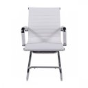 Ver imagem 4 de Kit 2 Cadeiras Escritório Interlocutor Fixa Esteirinha Corino 3301