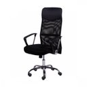 Ver imagem 2 de Kit 2 Cadeiras Escritorio Presidente com Relax Tela Mesh Corino 3307 Preto