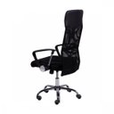 Ver imagem 3 de Kit 2 Cadeiras Escritorio Presidente com Relax Tela Mesh Corino 3307 Preto