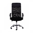Ver imagem 4 de Kit 2 Cadeiras Escritorio Presidente com Relax Tela Mesh Corino 3307 Preto