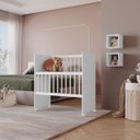Ver imagem 5 de Berço Conforto Premium C/rodízios e Grade Móvel - Branco