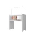 Ver imagem 3 de Berço Conforto Premium C/rodízios e Grade Móvel - Branco