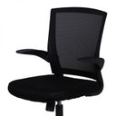 Ver imagem 6 de Kit 2 Cadeiras Escritorio Diretor Giratoria Tela Mesh Milão 3314 Preto