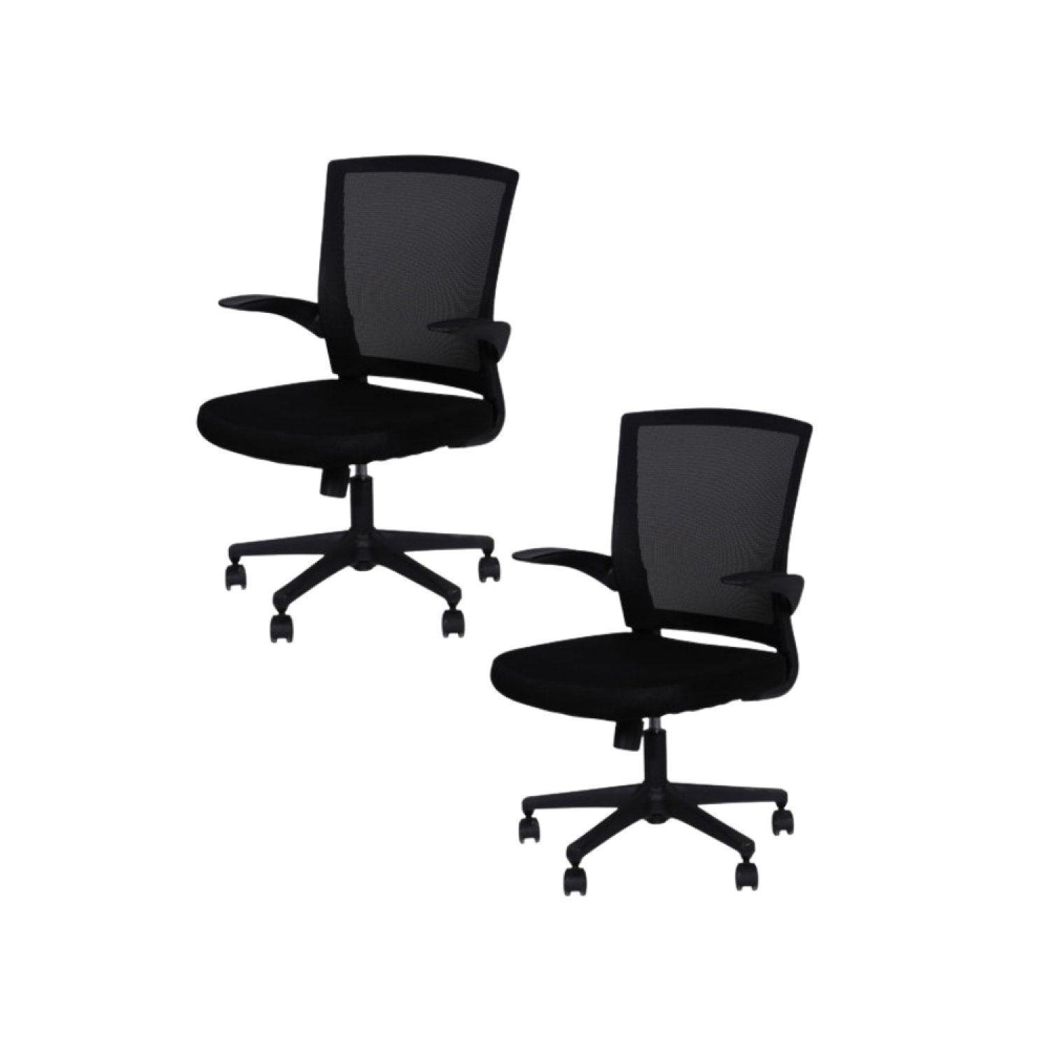 Kit 2 Cadeiras para Escritório Diretor Giratória Milão 3314 Or Design