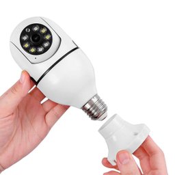 Câmera Segurança 360 Lâmpada Vigilância Wifi Full Hd e Visão - 6