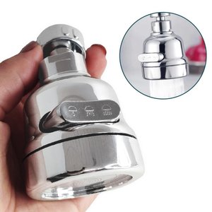 Bico Adaptador Arejador Universal 3 Jatos Torneiras 360graus