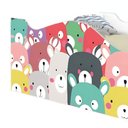 Ver imagem 5 de Cama Solteiro Infantil Ursinhos Coloridos MDF Branco com Colchão Casah