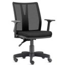 Ver imagem 2 de Cadeira de Escritório Diretor Giratória Executiva Addit Crepe Preto Frisokar