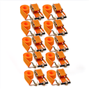 Ver imagem 1 de Kit 10 Cinta com Catraca para Amarração de Carga 3 Toneladas 10 Metros Muke Tools