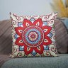 Kit com 4 Capas para Almofadas Decorativas Mandala Colorida - 6