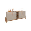 Ver imagem 7 de Conjunto Buffet 190 e Cristaleira Perry Off White Cedro