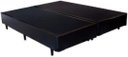 Ver imagem 1 de Cama Base Box Queen Bipartido Suede Preto - Duas Peças de 79x198