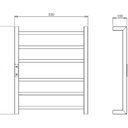 Ver imagem 2 de Porta Toalha Aquecido Titan Digital Clean Bivolt Cabo Lado Direito