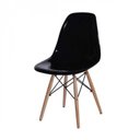 Ver imagem 3 de Kit 4 Cadeiras Base Madeira Eames Dkr Preto