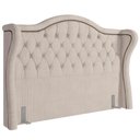 Ver imagem 1 de Cabeceira Cama Box Casal Queen 160cm Antibes P02 Linho Bege Cru