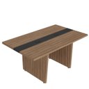 Ver imagem 7 de Mesa para Escritório para Reunião com 2 Tomadas Nogal/preto