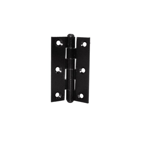 Dobradiça em Alumínio Preto 64 x 40 mm para Portas 10 peças
