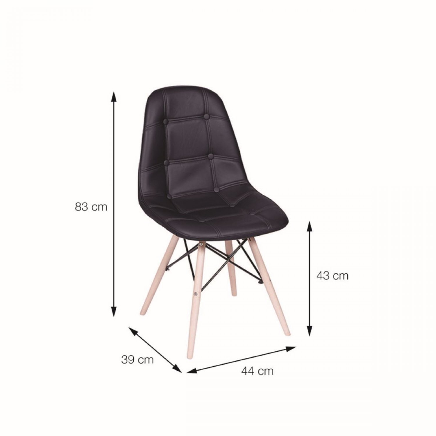 Kit 4 Cadeiras Café Botonê Dkr OR Design - 6