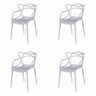 Kit com 4 Cadeiras para Sala de de Jantar Solna  - 1