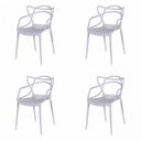 Ver imagem 1 de Kit com 4 Cadeiras para Sala de de Jantar Solna