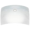 Ver imagem 1 de Plafon Charm com Vidro Quadrado Fosco de 250mm com 1 Furo