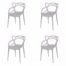 Kit com 4 Cadeiras para Sala de de Jantar Solna  - 1