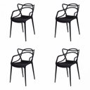 Ver imagem 1 de Kit com 4 Cadeiras para Sala de de Jantar Solna 