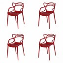 Ver imagem 1 de Kit com 4 Cadeiras para Sala de de Jantar Solna 