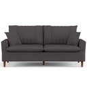 Ver imagem 1 de Sofá 2 Lugares 160cm com Almofadas Veras D05 Suede Cinza - Mpozenato