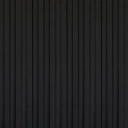 Kit 13 Painel Ripado Cor: Preto Wpc Interno Wave 2,90m X 15cm (0,43m²) - 1