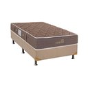 Ver imagem 1 de Cama Box Solteiro: Colchão Molas Bonnel Herval Suite Master Plus + Base CRC Suede Clean(88x188)