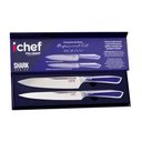 Ver imagem 5 de Conjunto de Facas Ichef Polishop - Professional Cut - Inox Duo | Ichef